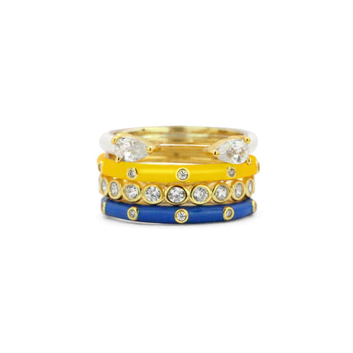 Delta Delta Delta Mega Stack Ring Set