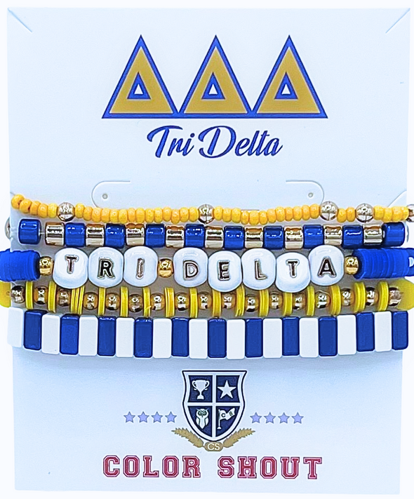 Tri Delta 5 Bracelet Mega Stack