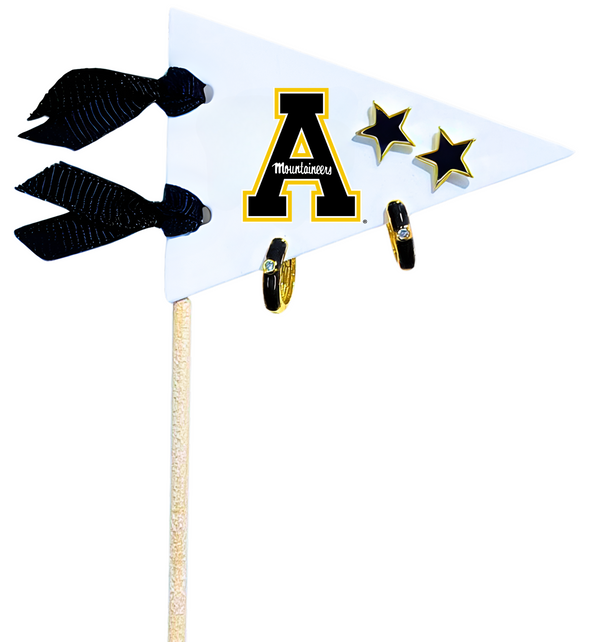 College: Pennant Pair Earring Set