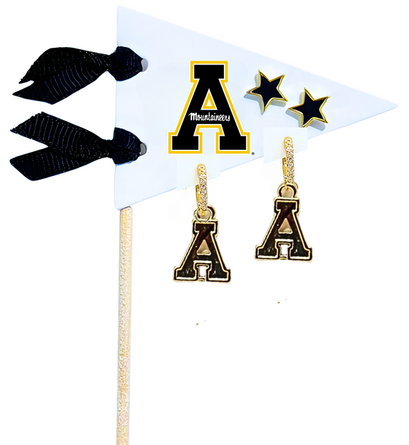 College: Pennant Pair Earring Set