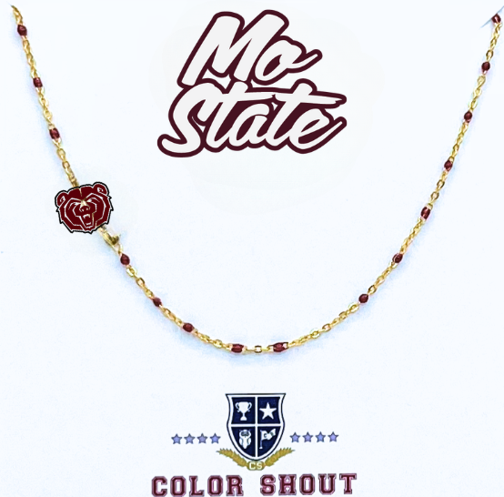 N201 (Y)-  MOST - The Missouri State Side Necklace