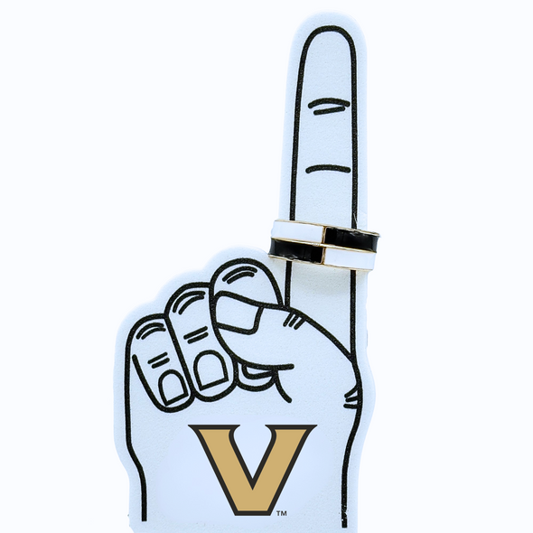 R207 - VAN: Vanderbilt University 50/50 Stack Ring Set