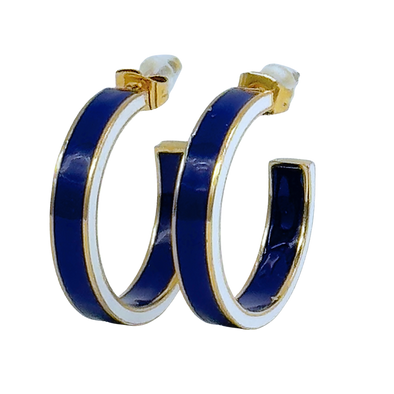 E206 - PENN : Penn State University 50/50 Enamel Gameday Hoops