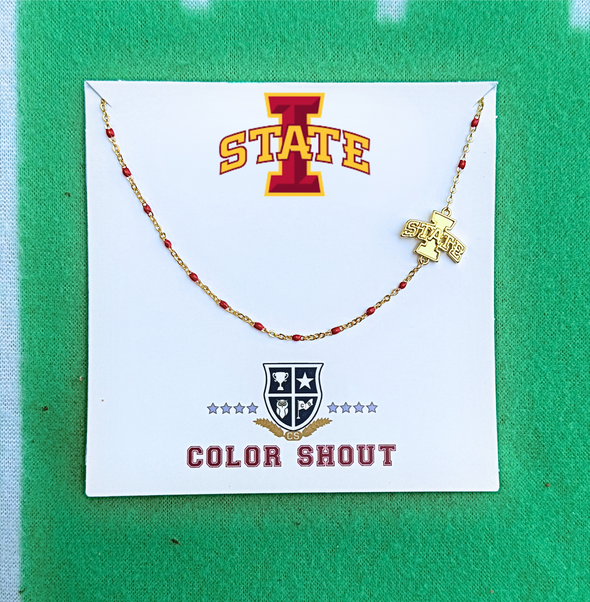 N201 - IST - The Iowa State Side Necklace
