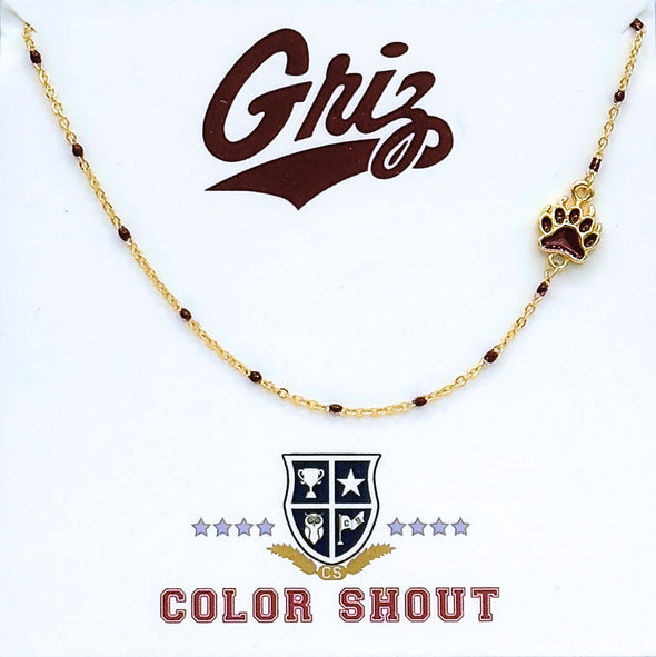 N201 - MON : University of Montana Side Logo Necklace