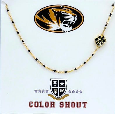 N201 - MIZ : University of Missouri Side Logo Necklace