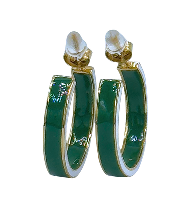 E206 - MSU : Michigan State University 50/50 Enamel Hoops
