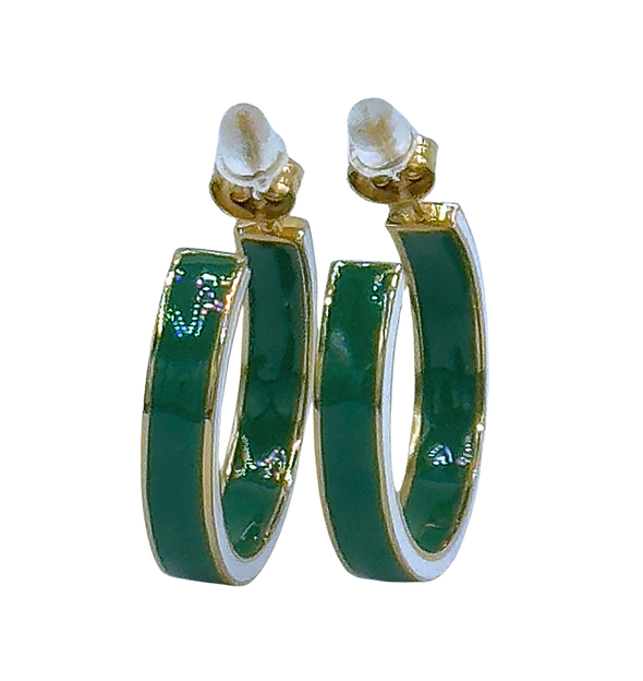 E206 - MSU : Michigan State University 50/50 Enamel Hoops