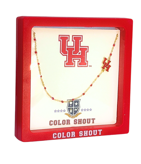 N201 - HOU : University of Houston Side Logo Necklace