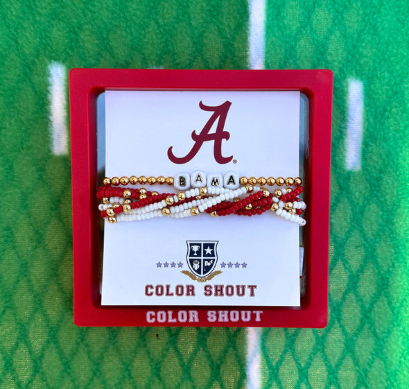 B202 - 'I Love' Alabama Bracelet Stack