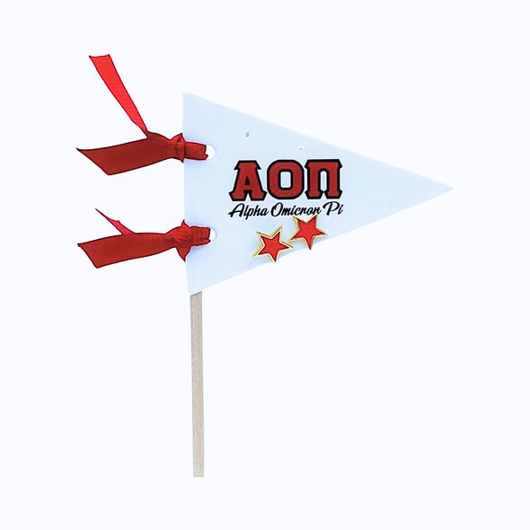 Alpha Omicron Pi Super Star Stud Earrings