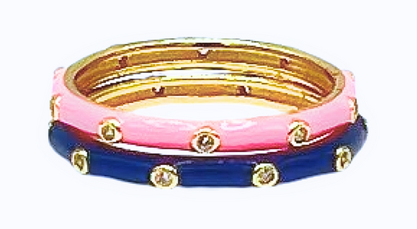 R201 DG-Delta Gamma 2 Enamel Stack Ring Set