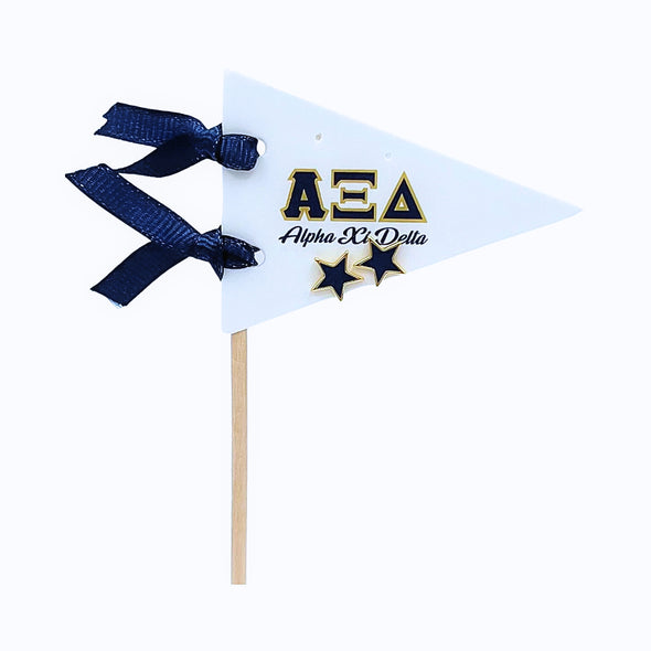 Alpha Xi Delta Super Star Stud Earrings