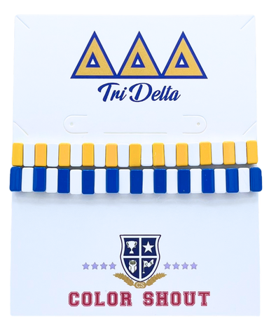 B203 DDD-Delta Delta Delta Enamel Tile Double Stack