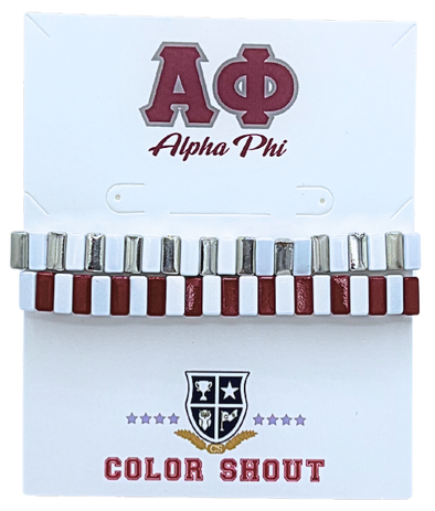 Alpha Phi Enamel Tile Double Stack