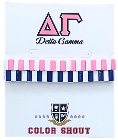B203 DG-Delta Gamma Enamel Tile Double Stack