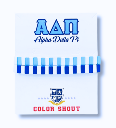 B203 ADP-Alpha Delta Pi Enamel Tile Double Stack