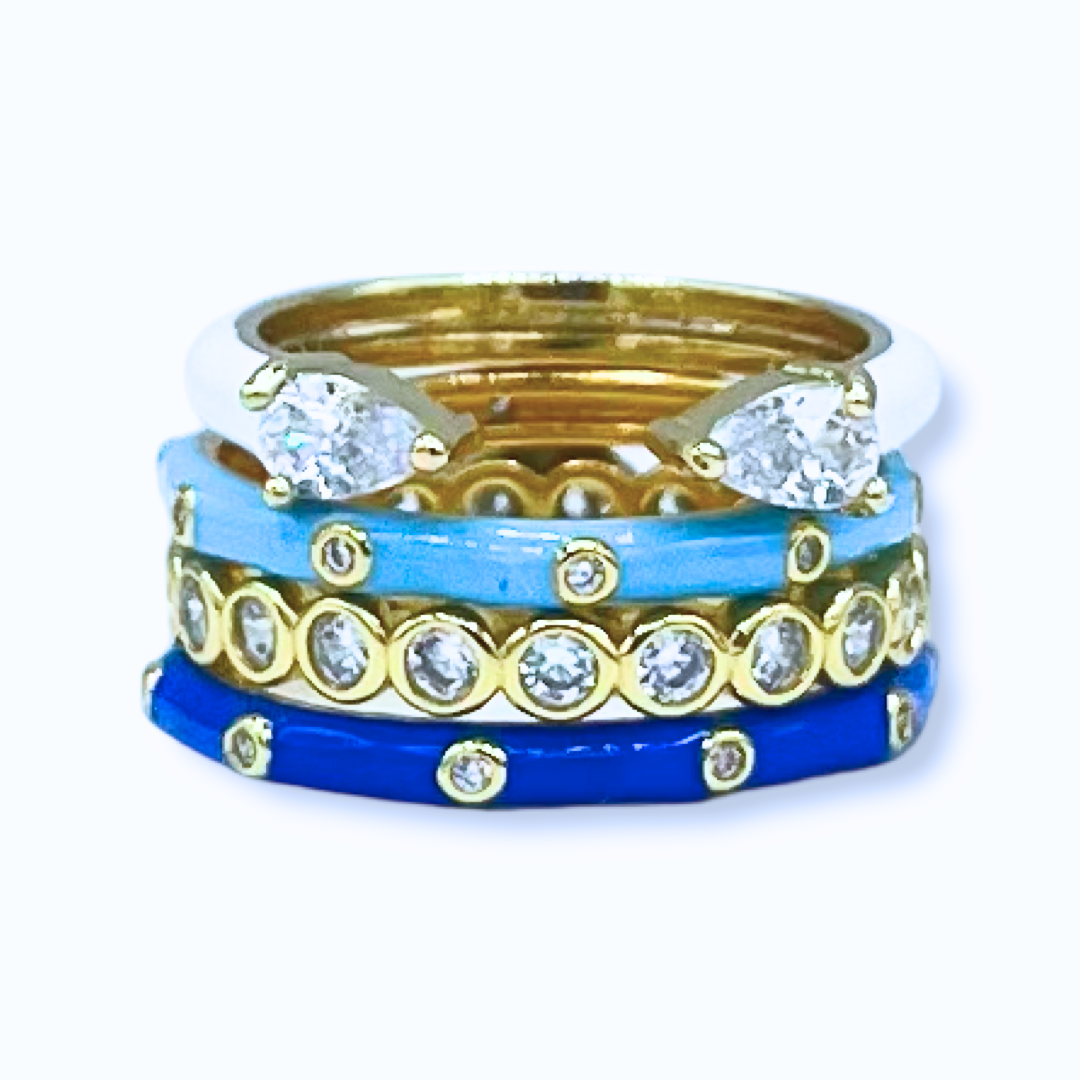 R203 ADP-Alpha Delta Pi 4 Stack Rings – Color Shout