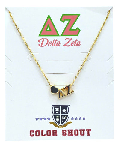 Delta Zeta Heart Necklace