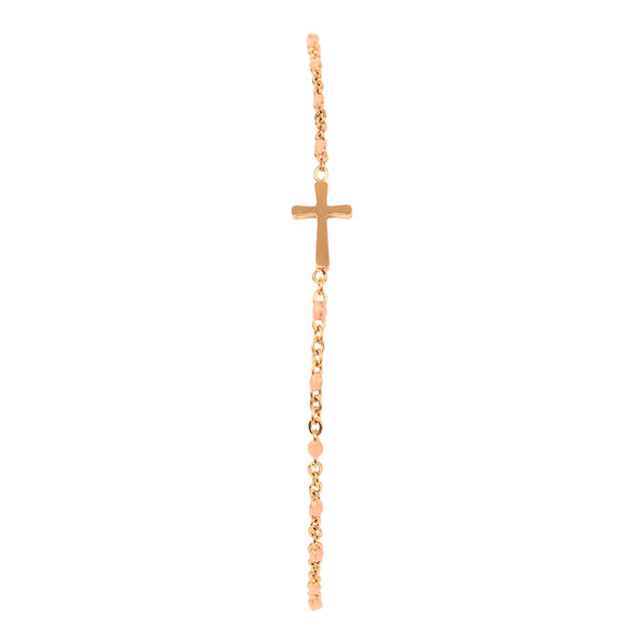 Spirit Shout Enamel Dot Cross Bracelet