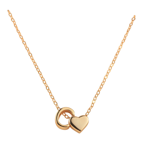 Can't Buy me Love Initial Necklace