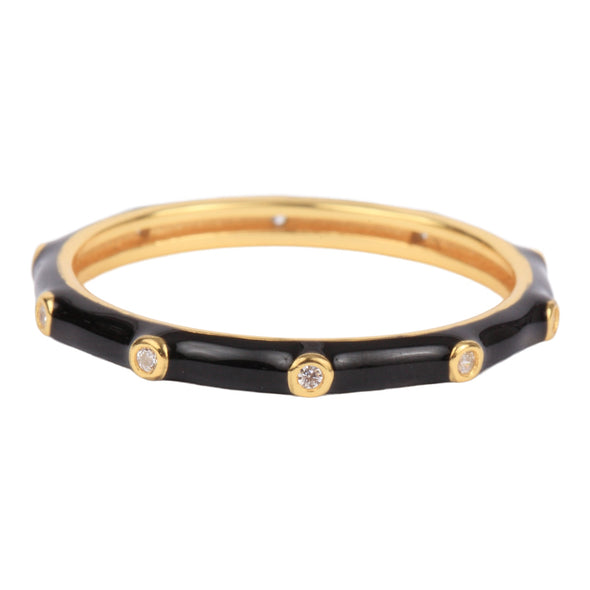 Bring It On: Maroon Stack Ring