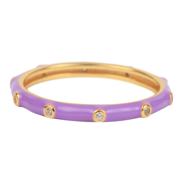 Bring It On: Purple Stack Ring