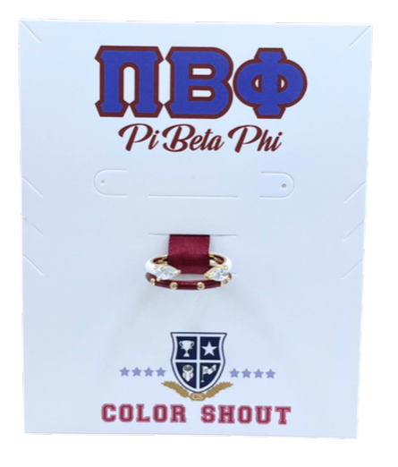 Pi Phi Stack Ring Set