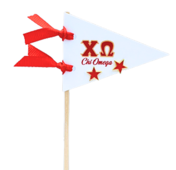 Chi Omega Super Star Stud Earrings
