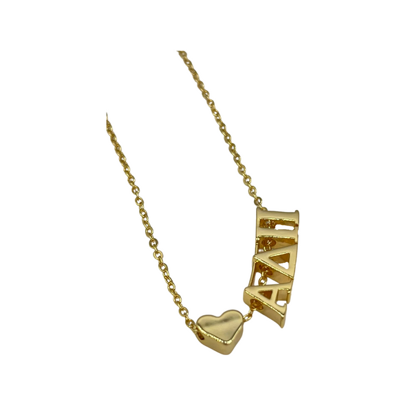 N202 ADP- Alpha Delta Pi Heart Necklace