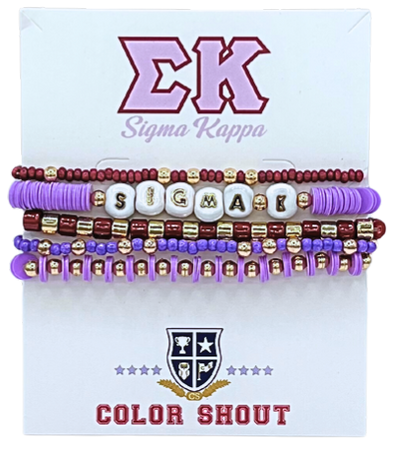 B204 SK-Sigma Kappa Mega 5 Bracelet Mega Stack