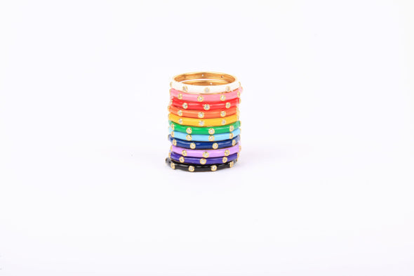 Bring It On: Purple Stack Ring